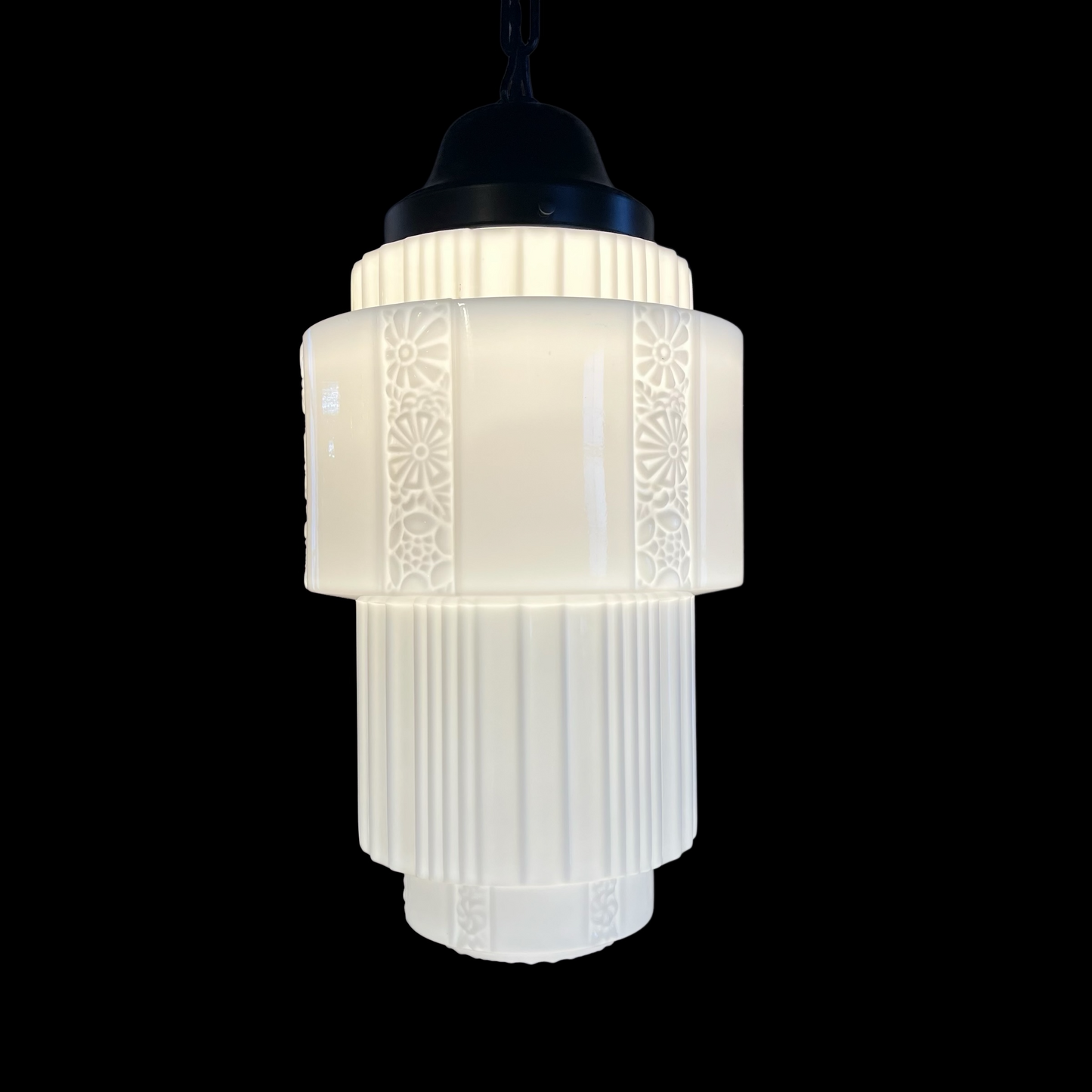 Vintage Art Deco ‘Skyscraper’ Pendant Light