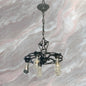 Antique Cast Iron Spanish Style Chandelier