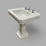 Load image into Gallery viewer, Antique 1920s “Standard” Porcelain Pedestal Sink
