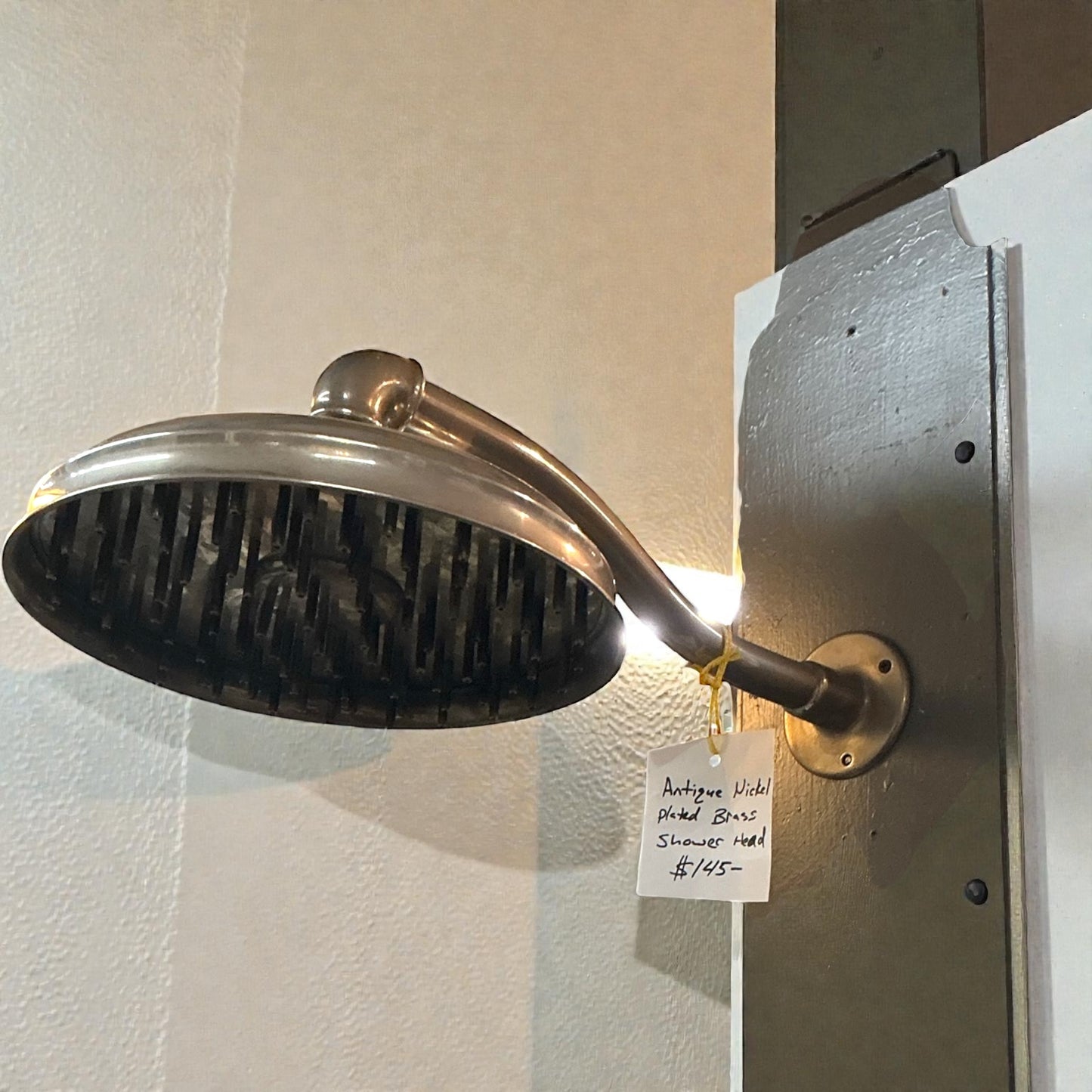 Antique Nickel-Plated Brass Showerhead
