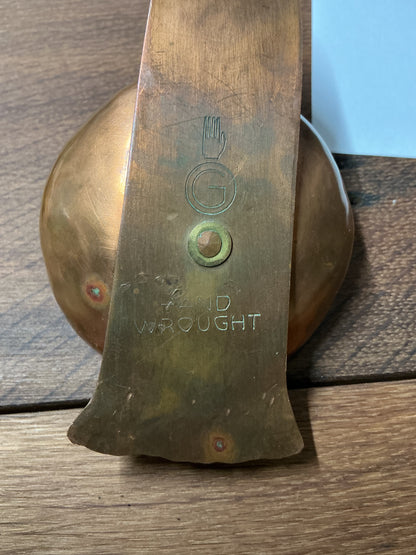 Antique Erhard Glander Copper Candle Holders