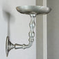 Antique Nickel-Plated Brass Cup Holder/Soap Dish