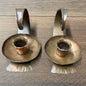Antique Erhard Glander Copper Candle Holders