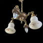 Antique Victorian Brass Chandelier