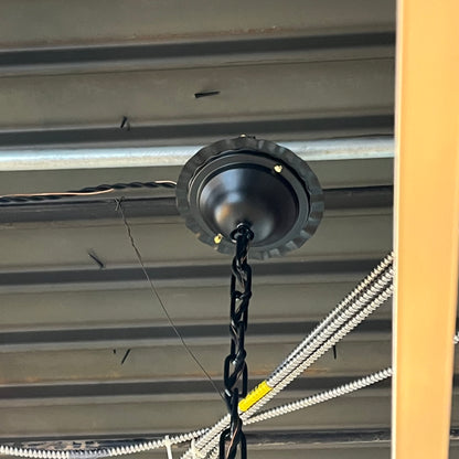 Antique Brass Victorian Chandelier