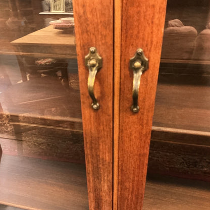 Antique Oak China/Curios Cabinet