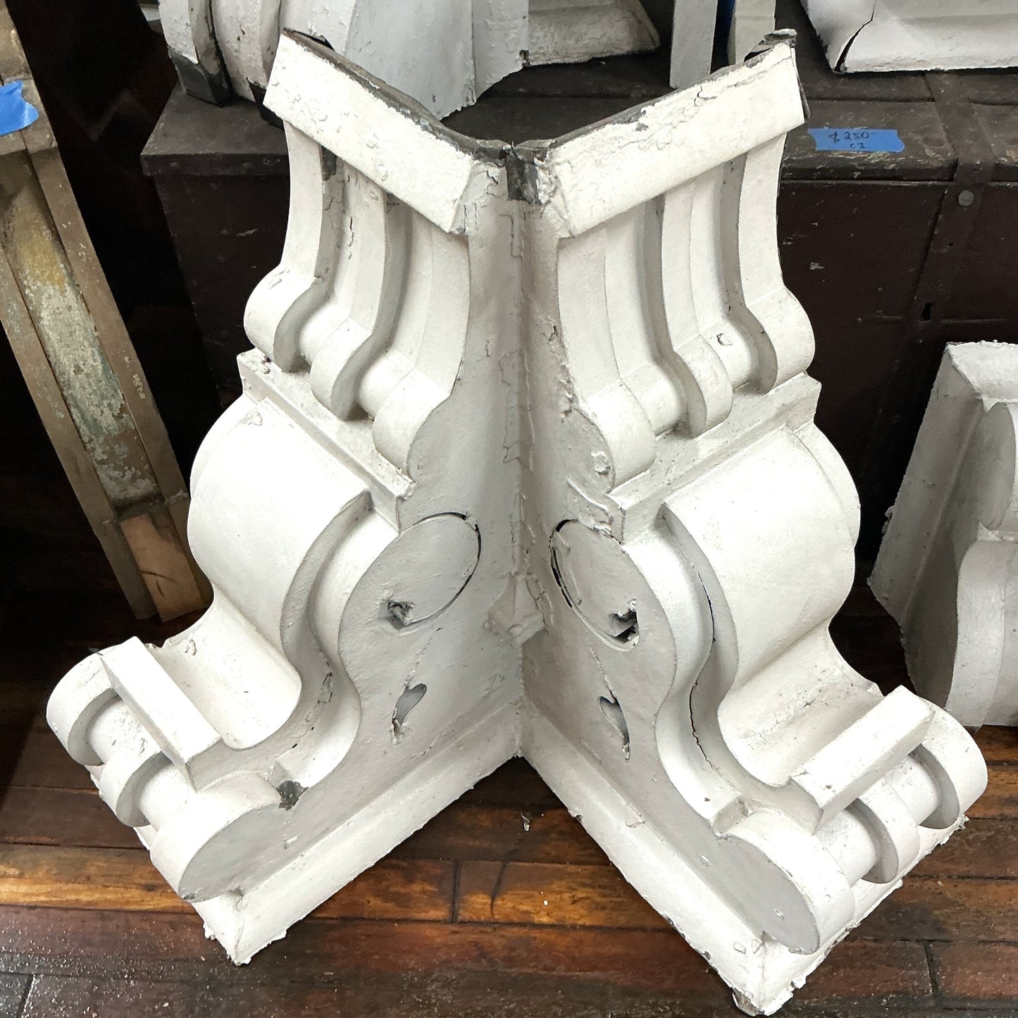 Antique Metal Corner Corbel