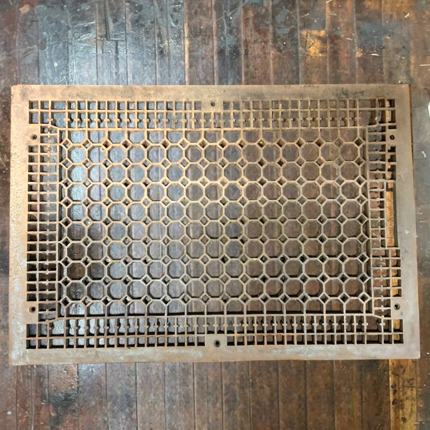 Antique Iron Air Return Floor Grate