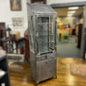 Antique Steel Medical Cabinet With Beveled Glass