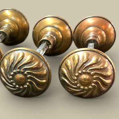Antique Corbin Pinwheel Knobset(1895)