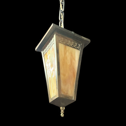 Vintage Arts & Crafts Pendant Light