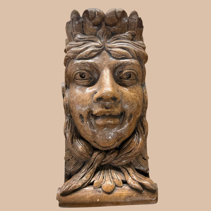 Gothic Plaster Wall Hanging Corbel