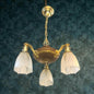 Vintage Victorian Three Arm Chandelier