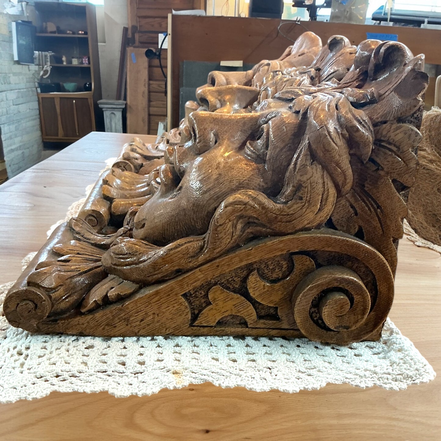 Gothic Plaster Wall Hanging Corbel