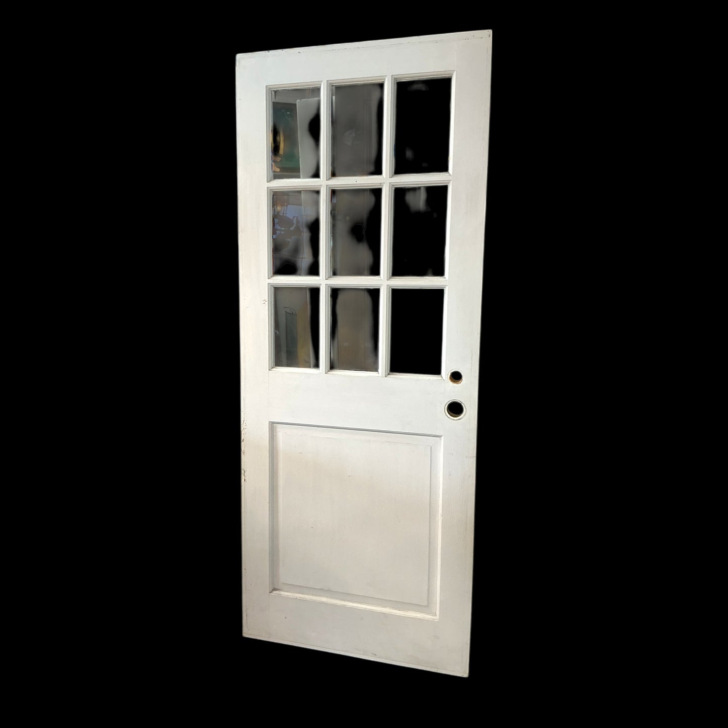 Painted Nine Pane Exterior Door