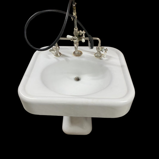 Antique Kohler Barber’s Pedestal Sink(1916)