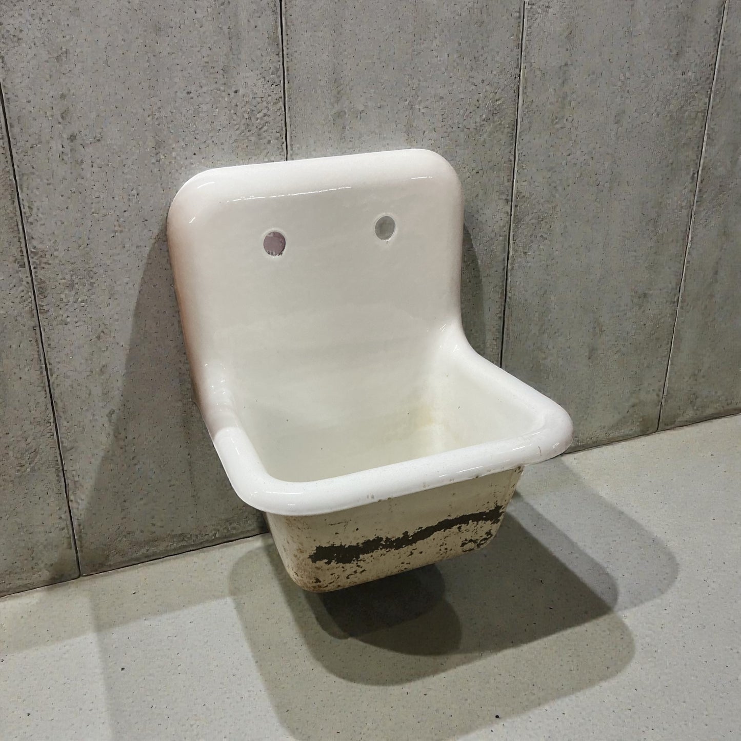 Vintage Cast-Iron Utility Sink