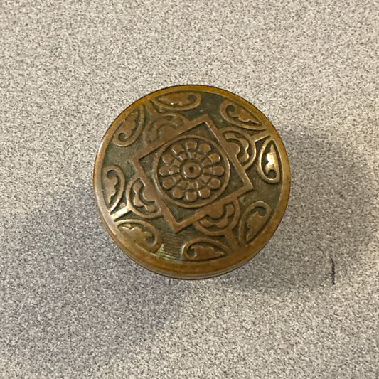 Antique Cast Brass Eastlake Doorknob(1890’s)