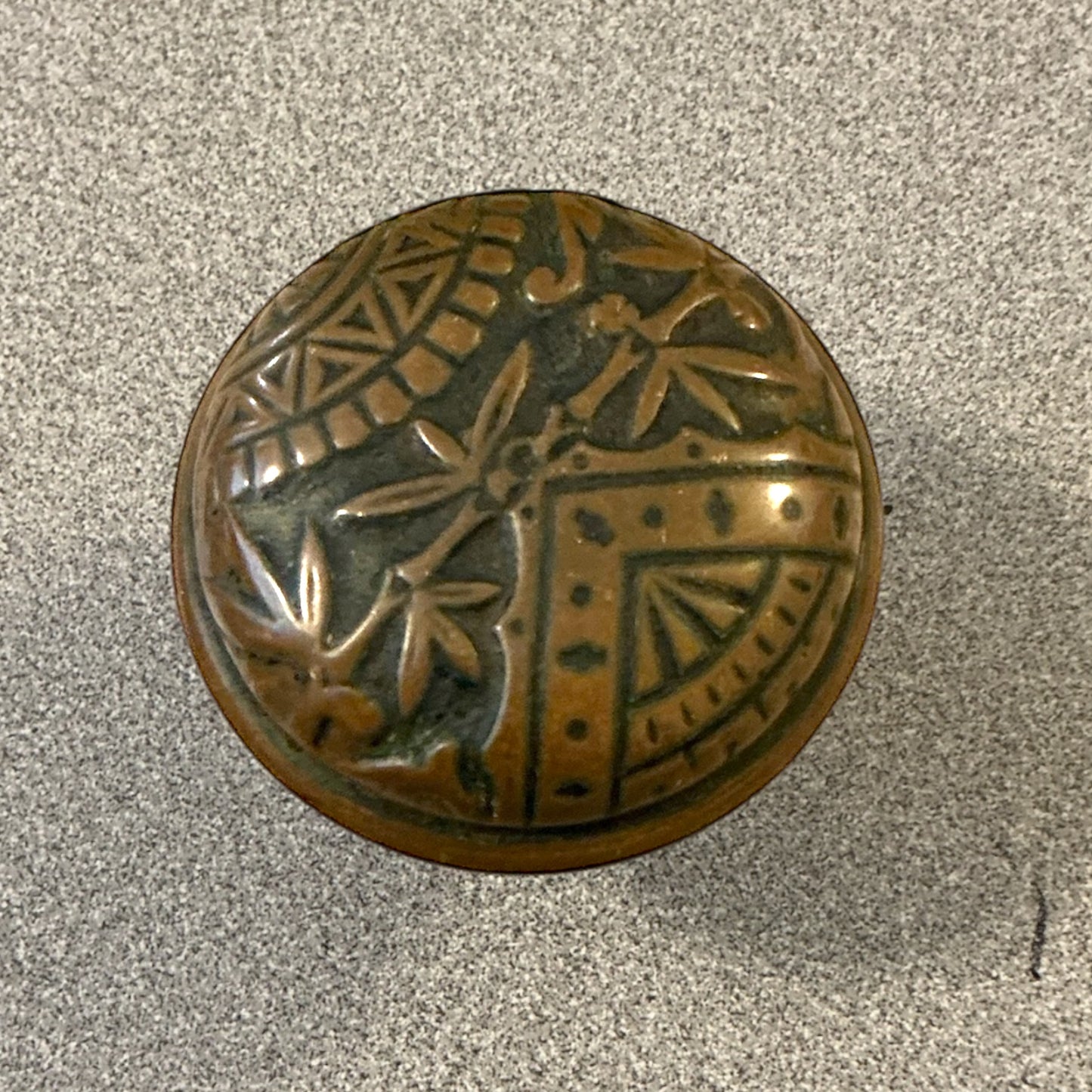 Antique Eastlake Pattern Doorknob ‘Bamboo’ Pattern