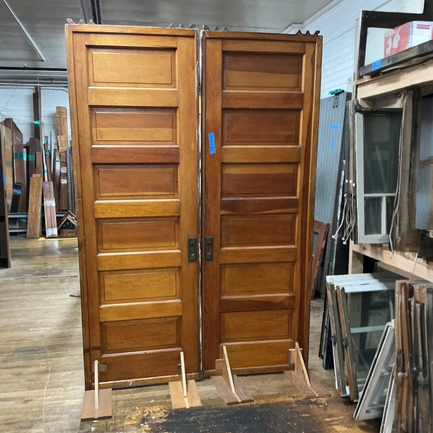 Vintage Large Pocket Doorset