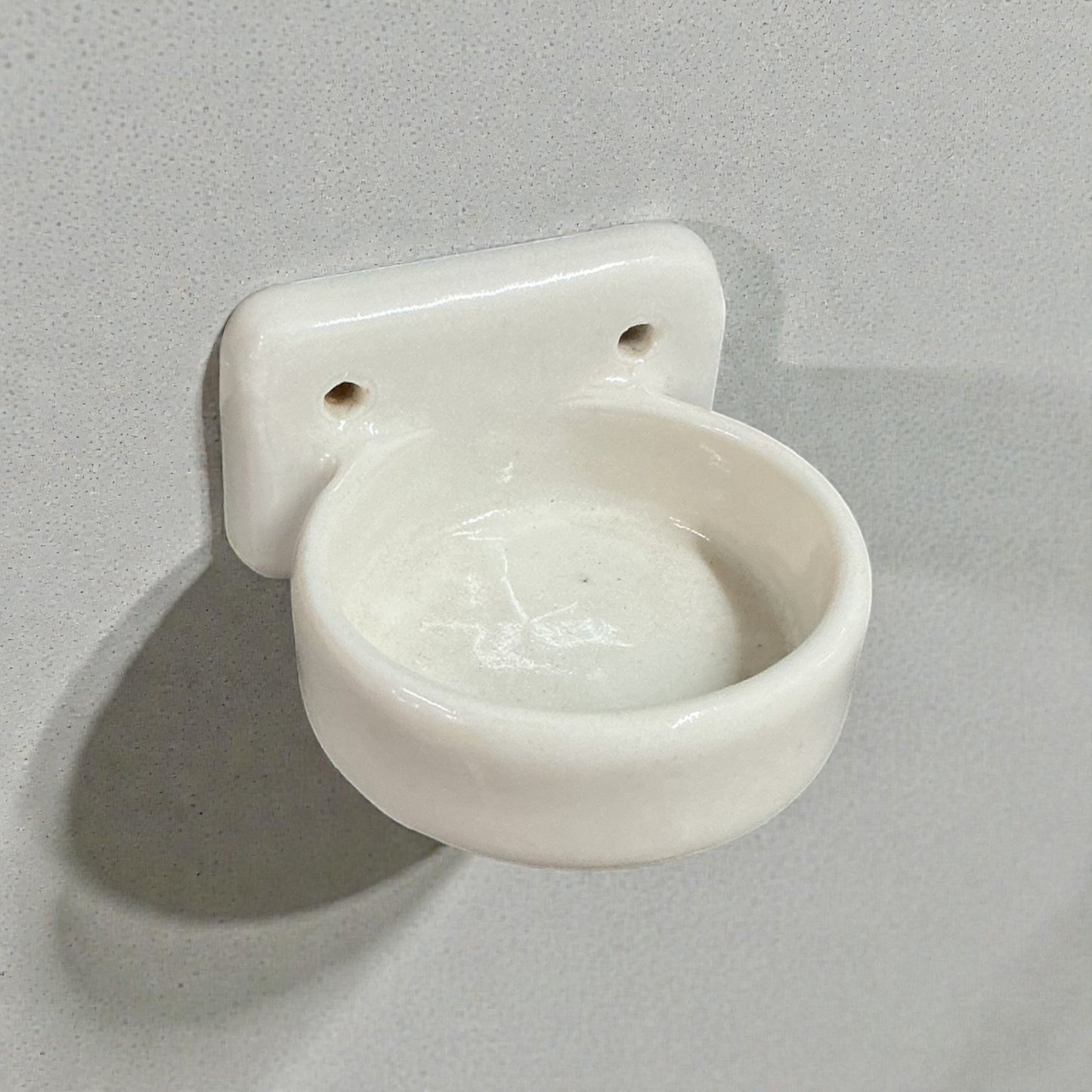 Antique Porcelain Enameled Cup Holder