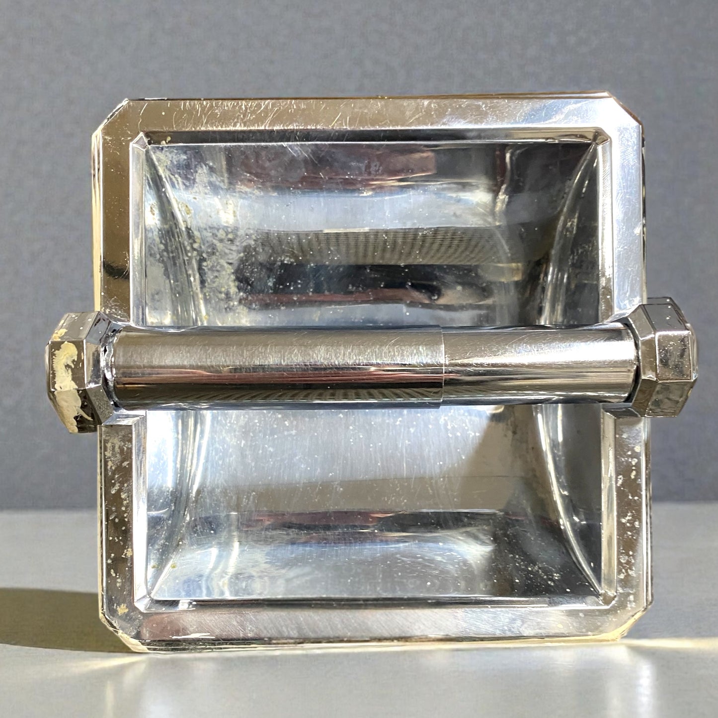 Mid Century Recessed Toilet Paper Holder