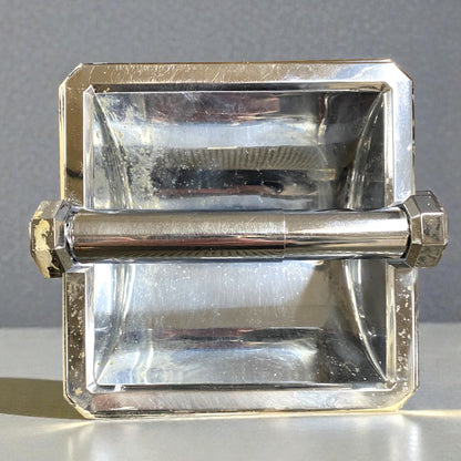 Mid Century Recessed Toilet Paper Holder