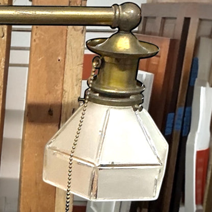 Antique Craftsman Two-Arm Wall Mount Light