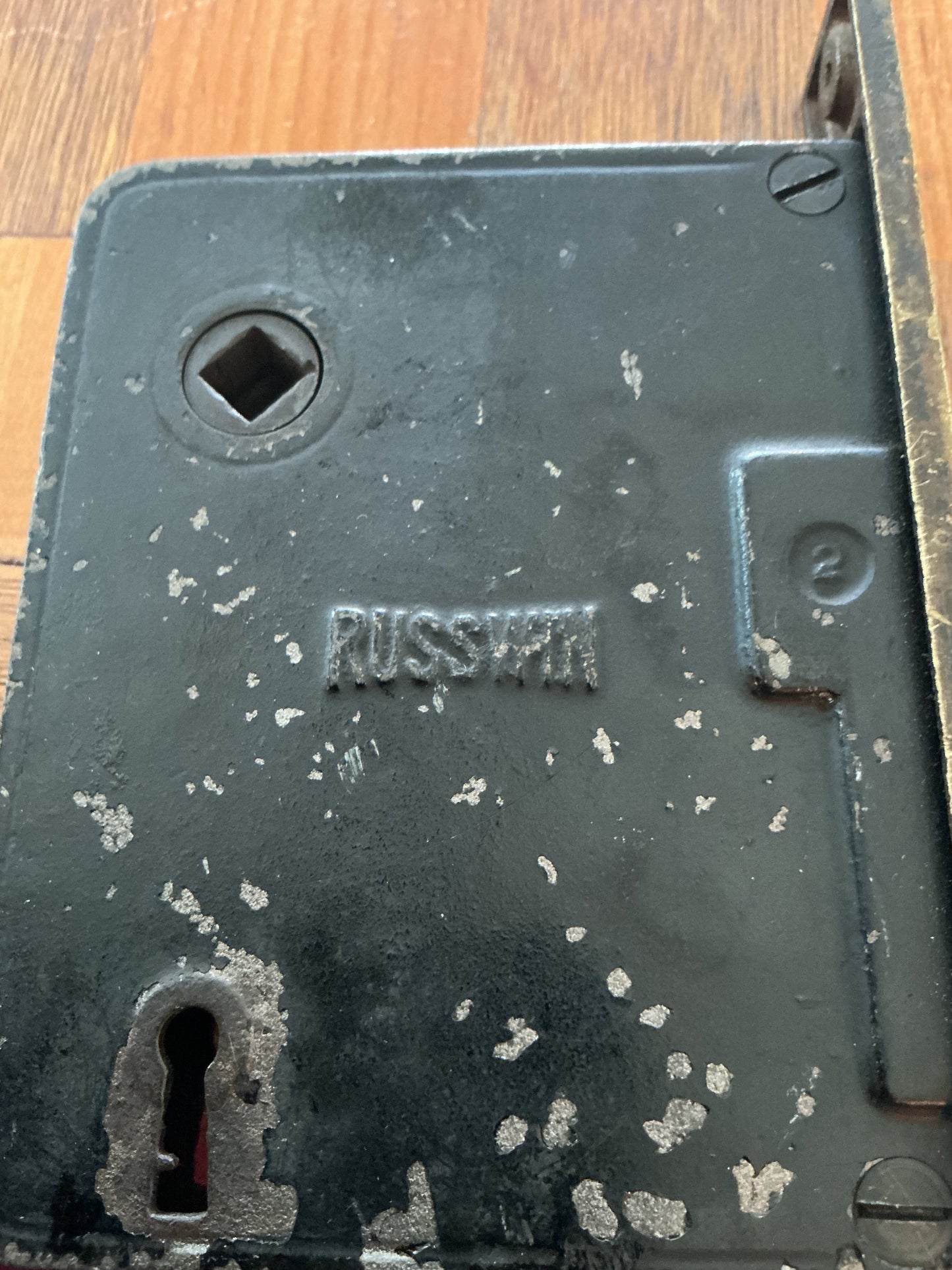 Antique Russwin Exterior Mortise Lock(#0122)