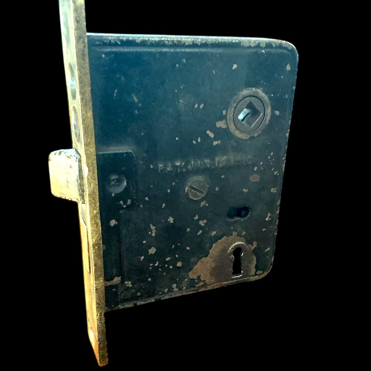 Antique Russwin Exterior Mortise Lock(#0122)