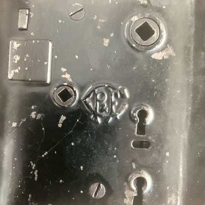 Antique Exterior Mortise Lock; Eastlake Design