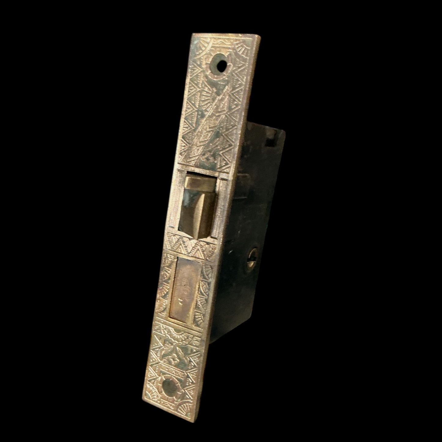 Antique Sargent Exterior Mortise Lock; 1878