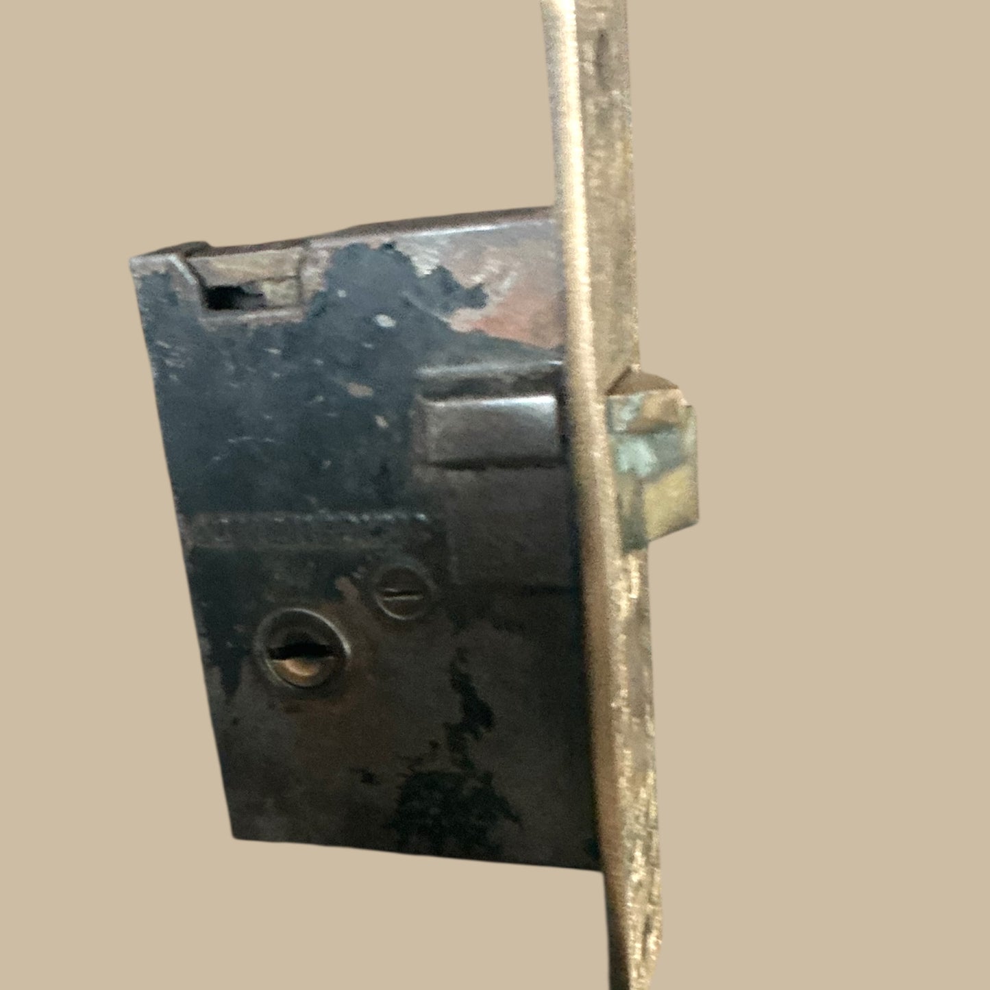 Antique Sargent Exterior Mortise Lock; 1878