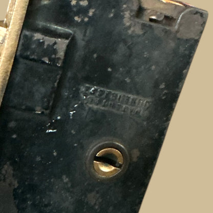 Antique Sargent Exterior Mortise Lock; 1878