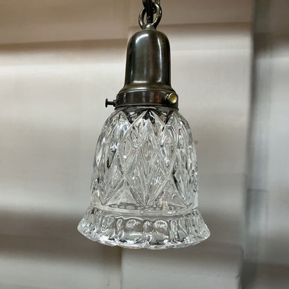 Antique Pendant Fixture(Pressed Glass)1950’s