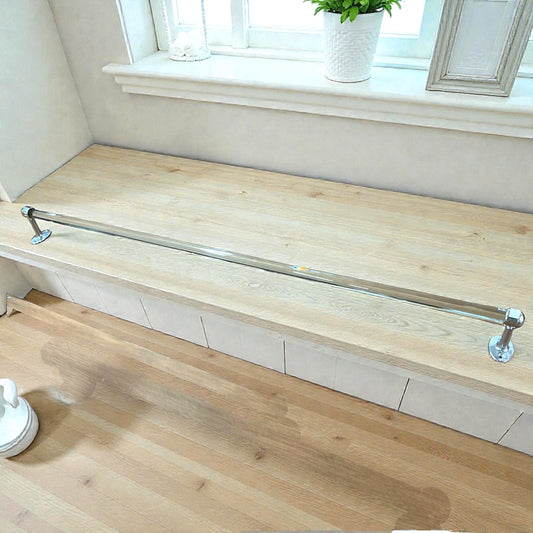 Antique Glass Towel Bar