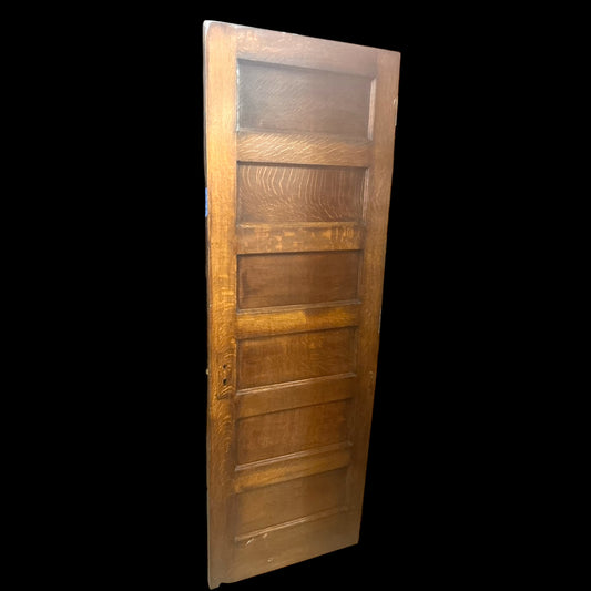 Antique Oak Five Panel Exterior Door