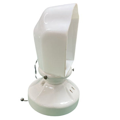 Antique Art Deco Porcelain Bath Sconce