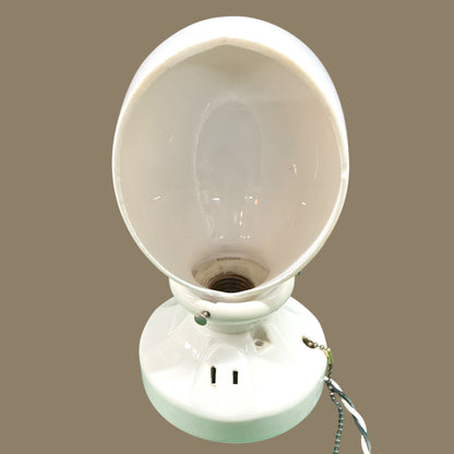 Antique Art Deco Porcelain Bath Sconce