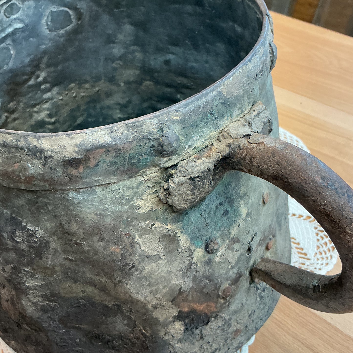 Antique French Copper Cauldron(1800’s)