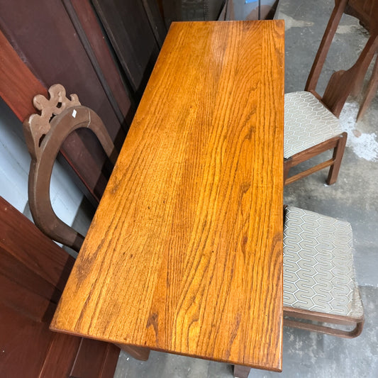 Antique Children’s Oak Library Table
