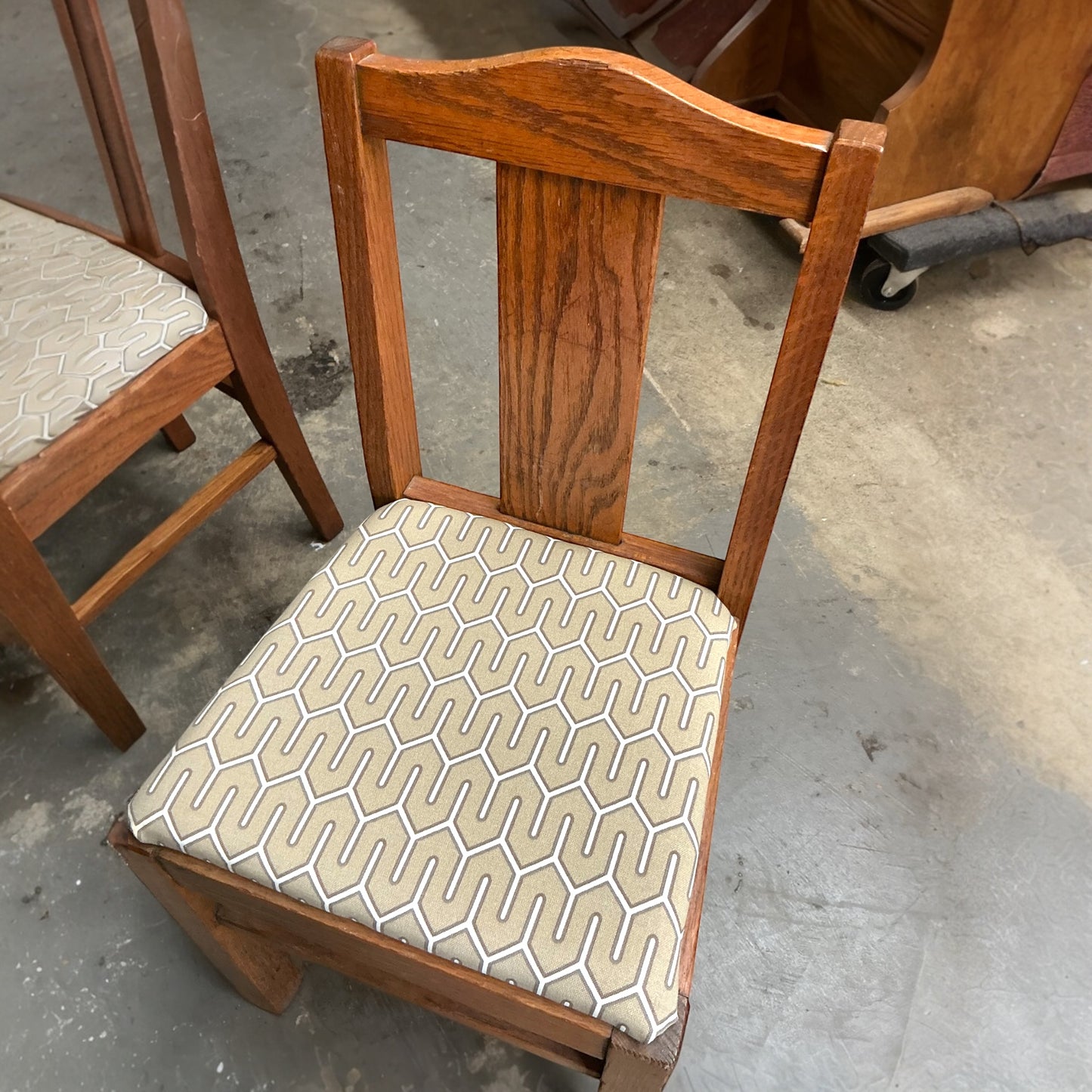 Antique Oak Children’s Chairs