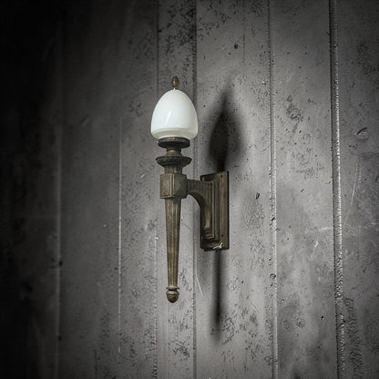 Antique Cast Iron Exterior Scone