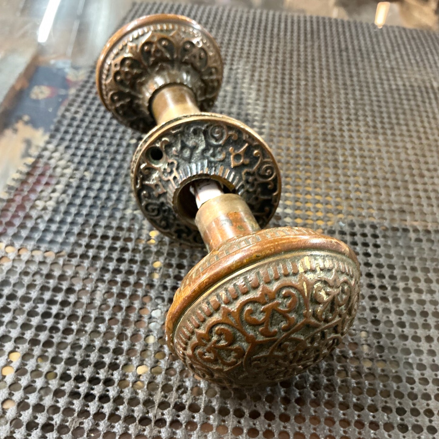 Antique Eastlake Style Knobset w/Rosettes