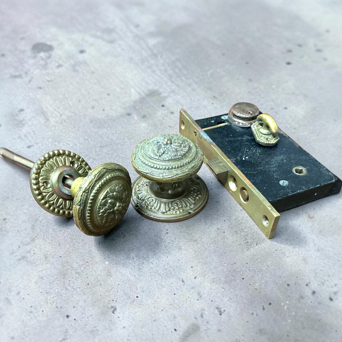 Vintage Welch Exterior Door Lockset