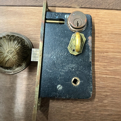 Vintage Welch Exterior Door Lockset