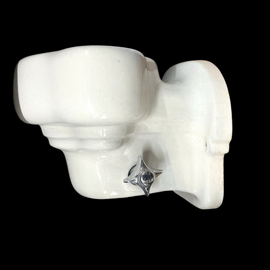 Vintage Porcelain EnameledWater Fountain