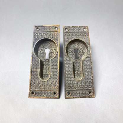 Antique Eastlake Single Pocket Door Lock Set