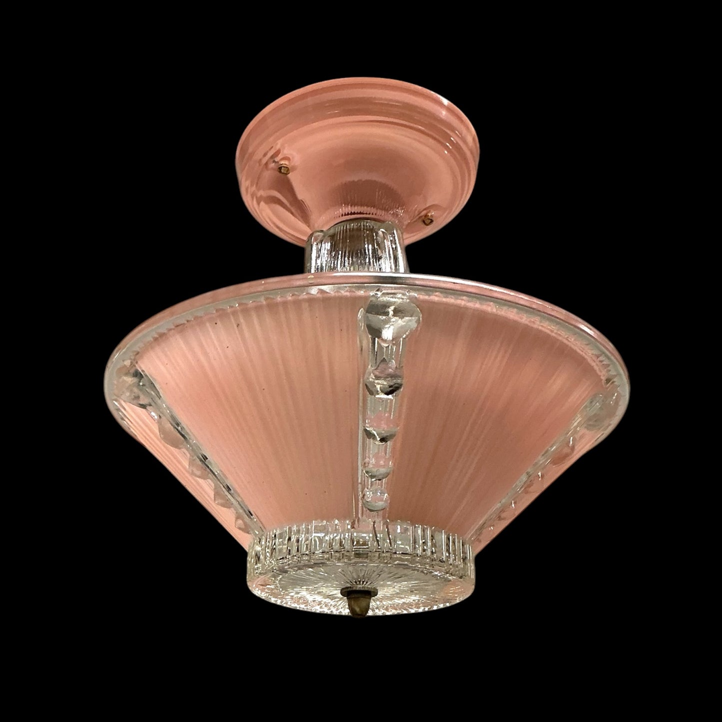 Antique Art Deco Flush Mount Light(1930’s/40’s)