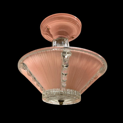 Antique Art Deco Flush Mount Light(1930’s/40’s)